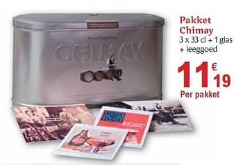 Promoties Pakket - Chimay - Geldig van 01/12/2010 tot 31/12/2010 bij Carrefour