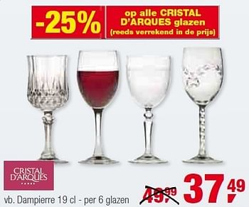 Promoties Glazen3 - Cristal D'Arques - Geldig van 01/12/2010 tot 31/12/2010 bij Makro