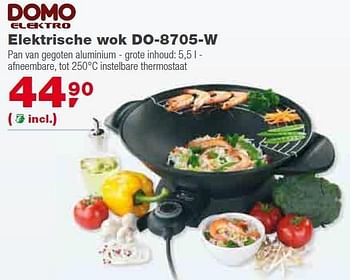 Promoties Elektrische wok - Domo elektro - Geldig van 01/12/2010 tot 31/12/2010 bij Makro