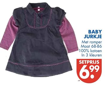 Promoties Baby jurkje - Huismerk - Zeeman  - Geldig van 06/12/2010 tot 18/12/2010 bij Zeeman