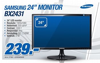 Promoties Monitor - Samsung - Geldig van 06/12/2010 tot 04/01/2011 bij Auva