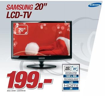 Promoties Lcd-tv - Samsung - Geldig van 06/12/2010 tot 04/01/2011 bij Auva