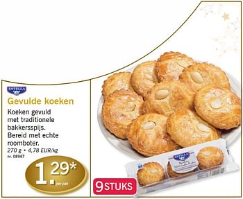 Promoties Gevulde koeken - Bakkerij - Geldig van 06/12/2010 tot 11/12/2010 bij Lidl