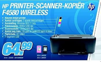 Promotions Printer-scanner-kopier - HP - Valide de 06/12/2010 à 04/01/2011 chez CBM ICT Solutions