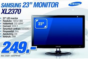 Promoties Monitor - Samsung - Geldig van 06/12/2010 tot 04/01/2011 bij VCD