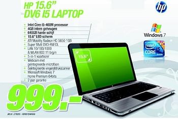 Promotions Laptop - HP - Valide de 06/12/2010 à 04/01/2011 chez PC Center