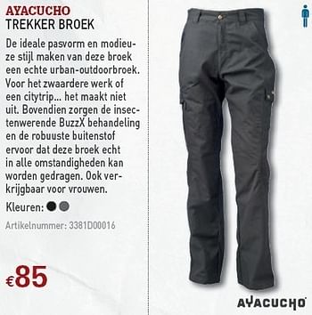 Promoties Trekker broek - AYACUCHO - Geldig van 08/12/2010 tot 31/12/2010 bij A.S.Adventure
