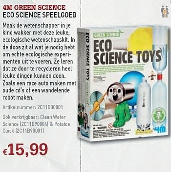 Promoties Eco science speelgoed - 400 Green Science - Geldig van 08/12/2010 tot 31/12/2010 bij A.S.Adventure