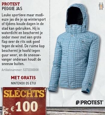 Promoties Peggie jas - PROTEST - Geldig van 08/12/2010 tot 31/12/2010 bij A.S.Adventure