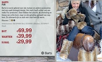 Promoties Fur - Barts - Geldig van 08/12/2010 tot 31/12/2010 bij A.S.Adventure