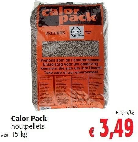 Sac de best sale pellet colruyt