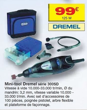 Promotions Mini-tool Dremel série  - Dremel - Valide de 08/12/2010 à 31/12/2010 chez BricoPlanit