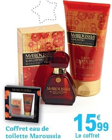 coffret maroussia parfum