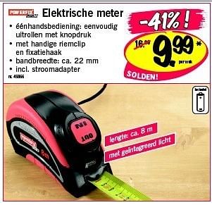 Promoties Elektrische meter - PowerFix - Geldig van 06/01/2011 tot 08/01/2011 bij Lidl