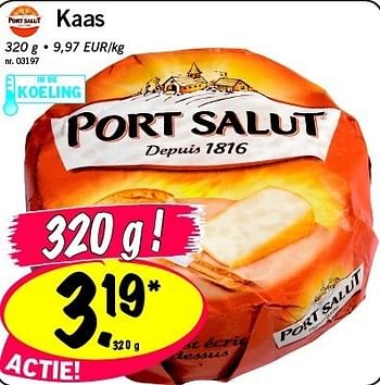 Promoties Kaas - Port Salut - Geldig van 10/01/2011 tot 12/01/2011 bij Lidl