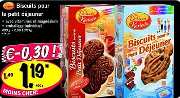 Produit Maison Lidl Biscuits Pour Le Petit Dejeuner En Promotion Chez Lidl