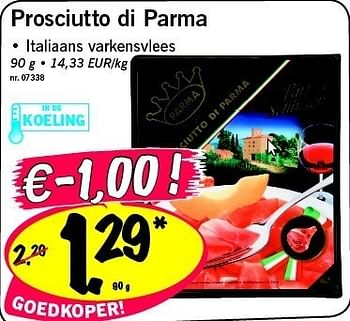 Promoties Prosciutto di parma - Huismerk - Lidl - Geldig van 15/01/2011 tot 15/01/2011 bij Lidl