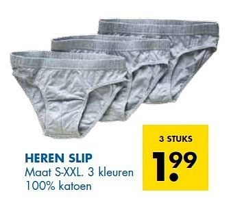 Huismerk Zeeman Heren slip Promotie bij Zeeman