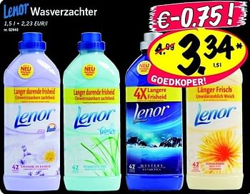 Promoties Wasverzachter - Lenor - Geldig van 14/02/2011 tot 16/02/2011 bij Lidl
