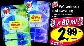 Promoties Wc-verfrisser met navulling - Bref - Geldig van 14/02/2011 tot 16/02/2011 bij Lidl