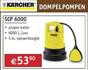 Promoties Dompelpompen - Kärcher - Geldig van 01/03/2011 tot 31/03/2011 bij Bouwcenter Frans Vlaeminck