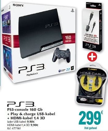 Promotions Ps3-console 160 gb - Sony - Valide de 02/03/2011 à 12/03/2011 chez Carrefour