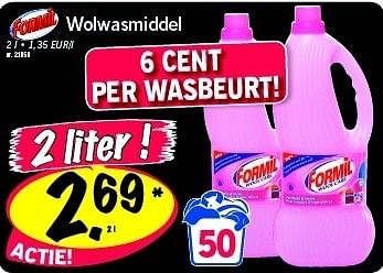 Promoties Wolwasmiddel - Formil - Geldig van 03/03/2011 tot 05/03/2011 bij Lidl