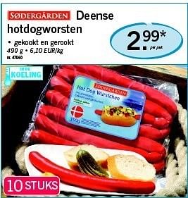 Promoties Deense hotdogworsten - Huismerk - Lidl - Geldig van 03/03/2011 tot 05/03/2011 bij Lidl