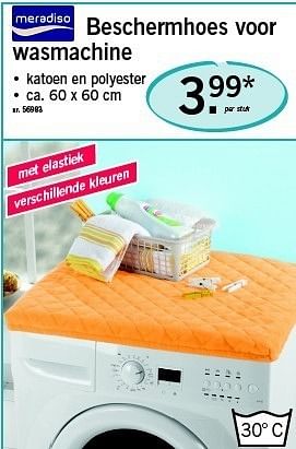 Promoties Beschermhoes voor wasmachine - Meradiso - Geldig van 03/03/2011 tot 05/03/2011 bij Lidl