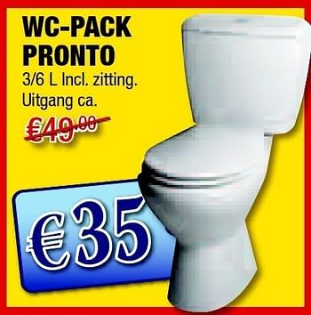 Promoties Wc-pack pronto - Huismerk - Cevo - Geldig van 03/03/2011 tot 30/03/2011 bij Cevo Market