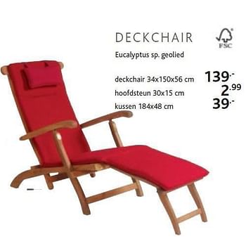 Promoties Deckchair - Huismerk - Casa - Geldig van 16/03/2011 tot 30/09/2011 bij Casa