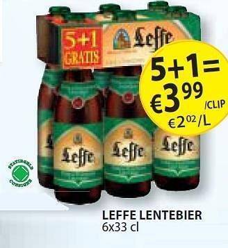 Promoties Leffe lentebier - Huismerk - BelBev - Geldig van 25/03/2011 tot 07/04/2011 bij BelBev