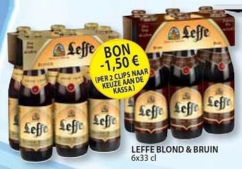 Promoties Leffe blond en bruin - Huismerk - BelBev - Geldig van 25/03/2011 tot 07/04/2011 bij BelBev