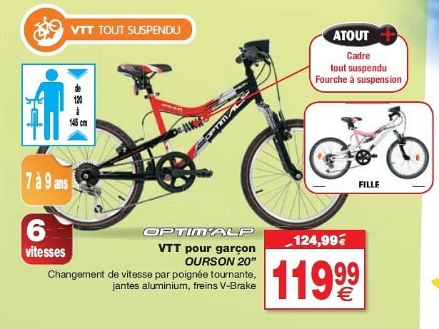 Velo optimalp 2024 ourson 20 pouces