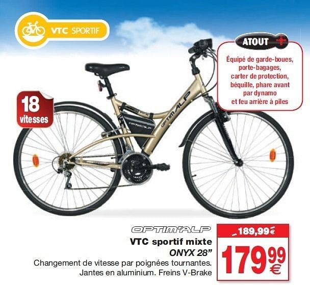 Optim Alp Vtc sportif mixte En promotion chez Cora