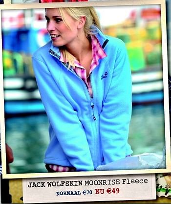 Promoties Moonrise fleece - Jack Wolfskin - Geldig van 30/03/2011 tot 17/04/2011 bij A.S.Adventure