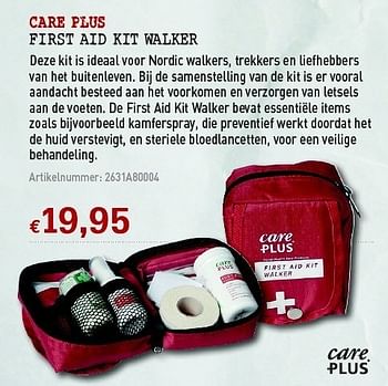 Promoties First aid kit walker - Care Plus - Geldig van 30/03/2011 tot 17/04/2011 bij A.S.Adventure