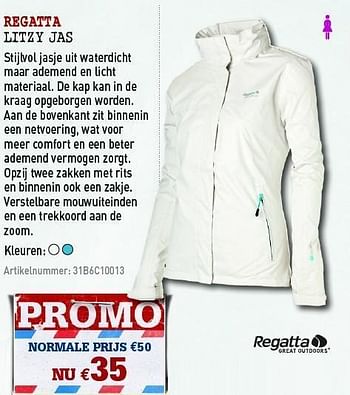 Promoties Litzy jas - Regatta - Geldig van 30/03/2011 tot 17/04/2011 bij A.S.Adventure