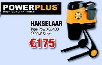 Promoties Hakselaar - Powerplus - Geldig van 31/03/2011 tot 14/04/2011 bij Cevo Market