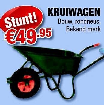 Promoties Kruiwagen - Huismerk - Cevo - Geldig van 31/03/2011 tot 14/04/2011 bij Cevo Market