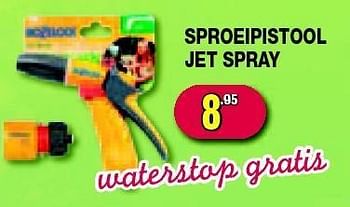 Promoties Sproeipistool jet spray - Hozelock - Geldig van 04/04/2011 tot 30/04/2011 bij Bouwcenter Frans Vlaeminck
