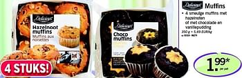 Promotions Muffins - Delicieux - Valide de 11/04/2011 à 16/04/2011 chez Lidl
