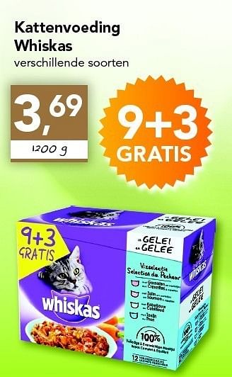 Promoties Kattenvoeding - Whiskas - Geldig van 14/04/2011 tot 23/04/2011 bij Supra