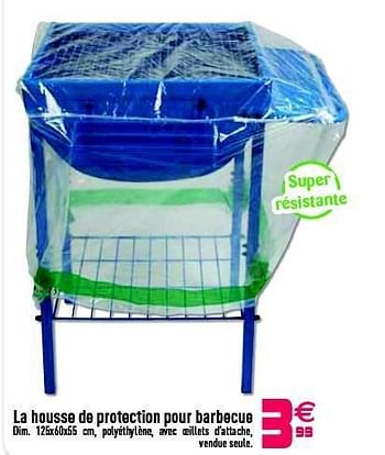 promotion Gifi  La housse  de protection pour barbecue  