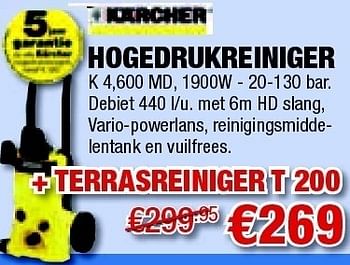Promoties Hogedrukreiniger - Kärcher - Geldig van 21/04/2011 tot 04/05/2011 bij Cevo Market