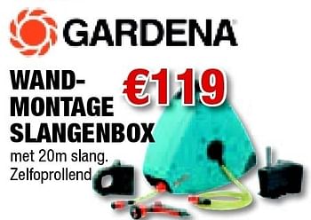 Promoties Wandmontage slangenbox - Gardena - Geldig van 21/04/2011 tot 04/05/2011 bij Cevo Market