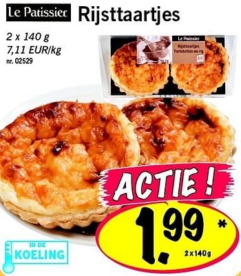 Promoties Rijsttaartjes - Le Patissier - Geldig van 26/04/2011 tot 27/04/2011 bij Lidl