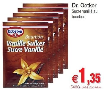 sucre vanillé - Dr Oetker - 10pcs