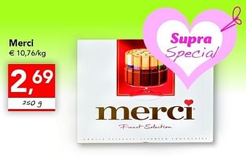 Promotions Finest selection - MERCI - Valide de 28/04/2011 à 07/05/2011 chez Supra