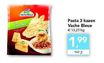 Promoties Pasta 3 kazen - Vache bleue - Geldig van 28/04/2011 tot 07/05/2011 bij Supra